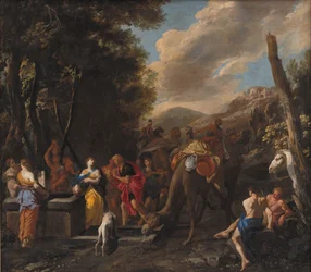 Rebecca and Eliezer at the Well